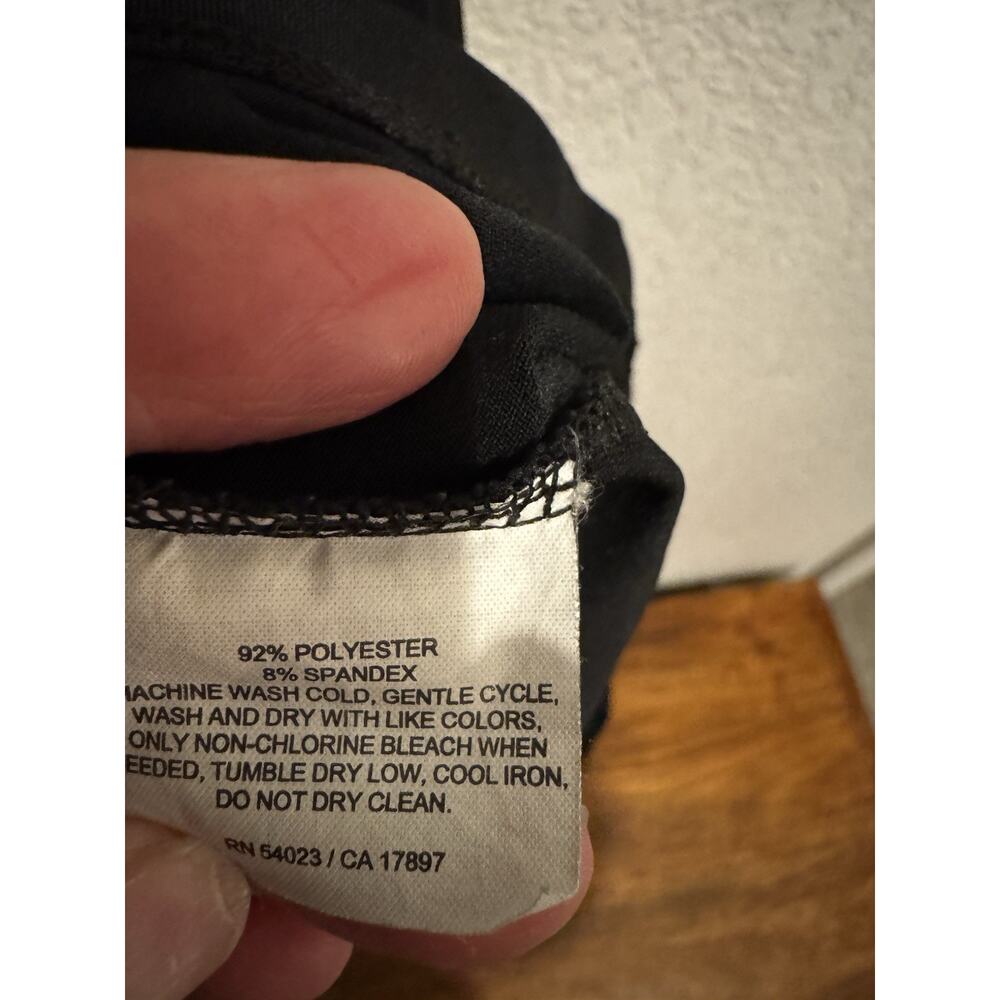 Old Navy Y2K Black Midi Dress Size‎ L Perfect Fit Casual Summer Vacation Travel - Picture 5 of 9